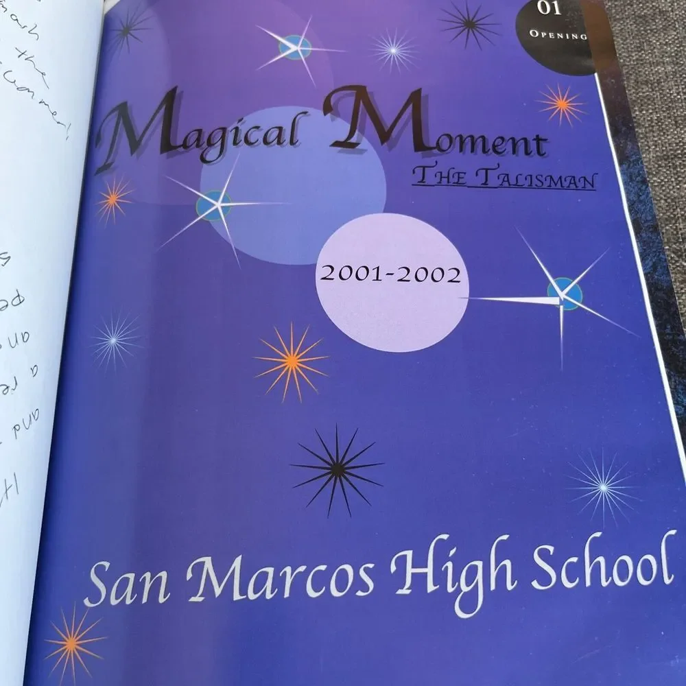 San Marcos High School Yearbook 2002 Talisman Magical Moments California‎